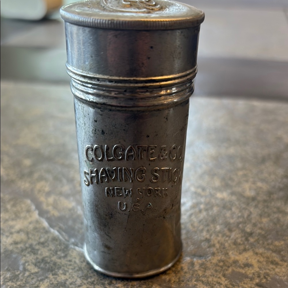 Antique Colgate Shaving Stick Tin